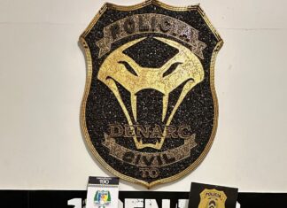 Mulher é presa com 35 kg de maconha após tentar fugir jogando carro em cima de policial
