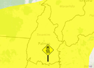 Tocantins tem alertas de baixa umidade e altas temperaturas para a semana; veja previsão