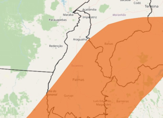 Tocantins tem dois alertas cobrindo quase todo estado e umidade do ar pode cair a 12%
