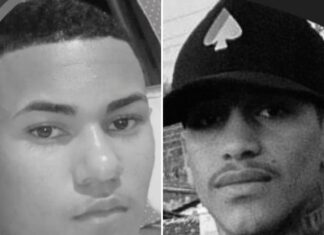 VÍDEO: Família e amigos fazem cortejo de despedida para jovens mortos a facadas em briga de bar