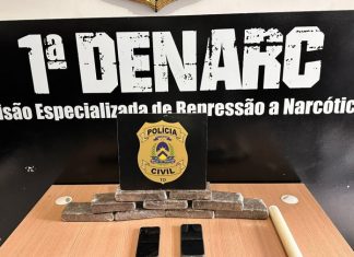 Dupla suspeita de tráfico é presa com 5 kg de maconha em Palmas