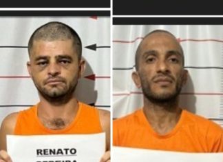 Polícia divulga fotos de fugitivos de presídio no interior do Tocantins