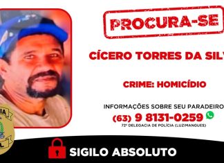Suspeito de matar homem com golpes de faca durante discussão é procurado e tem foto divulgada pela polícia
