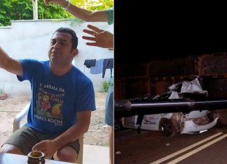 Morre no hospital motorista de carro esmagado por semirreboque de carreta que tombou na TO-030