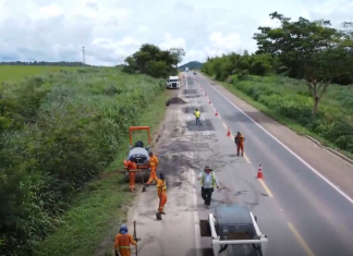 Trechos da BR-153 passam por interdições e sistema de ‘pare e siga’ para obras e manutenção na pista; confira o cronograma