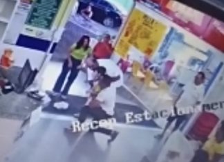 Mãe se desespera ao ver filho engasgado e PM de folga salva criança com manobra de Heimlich em supermercado; VÍDEO