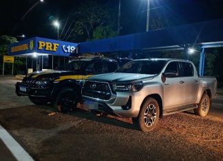 PRF liga para dono de caminhonete furtada e avisa que veículo foi encontrado no Tocantins: ‘Muita felicidade’