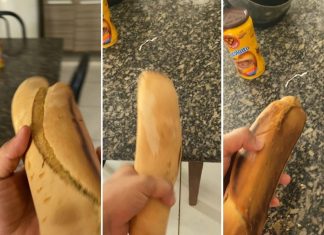 Jovem faz pão de surpresa para o namorado e vídeo com resultado da receita viraliza: ‘Madeira da Arca de Noé’