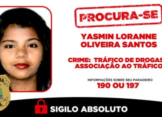 Veja quem é a mulher do Tocantins que está na lista dos mais procurados do país