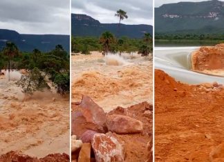 Barragem rompe e causa alagamento na zona rural de Ponte Alta do Tocantins