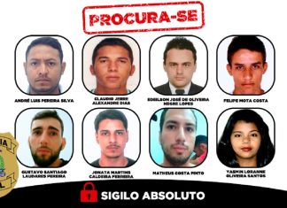 Veja quem são os oito foragidos do Tocantins com nomes incluídos na lista de mais procurados do Brasil