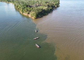 Conheça o espetáculo natural do encontro das águas dos rios Tocantins e Araguaia