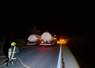 BR-153 é interditada após acidente com caminhão de combustível no norte do Tocantins