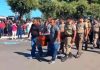Militares prestam homenagem a policial que morreu após sofrer queimaduras ao fritar peixe; VÍDEO