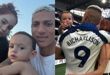 Richarlison rebate críticas ao nome do filho e dispara: ‘Ele não vai precisar trabalhar’