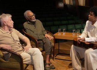 Gilberto Gil conhece ator que vai interpretá-lo e aprova escolha: ‘O coração sorriu’; VÍDEO