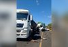 Criança morre em acidente entre caminhões na TO-010